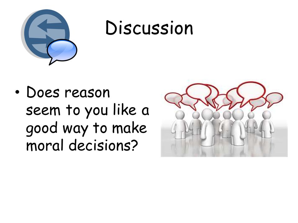 A discussion on moral choices